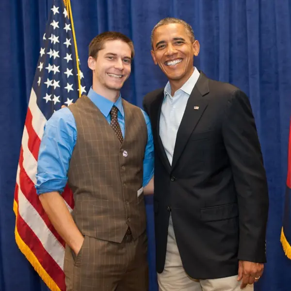 Scott with President Obama in 2012